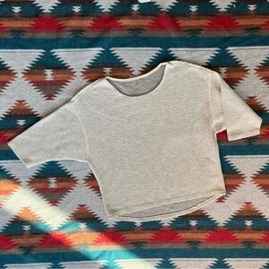 American Apparel Cream Lightweight Cotton Sweater. One Size.